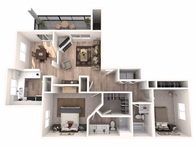 THE IDYLWOOD RENOVATED S305 floor plan